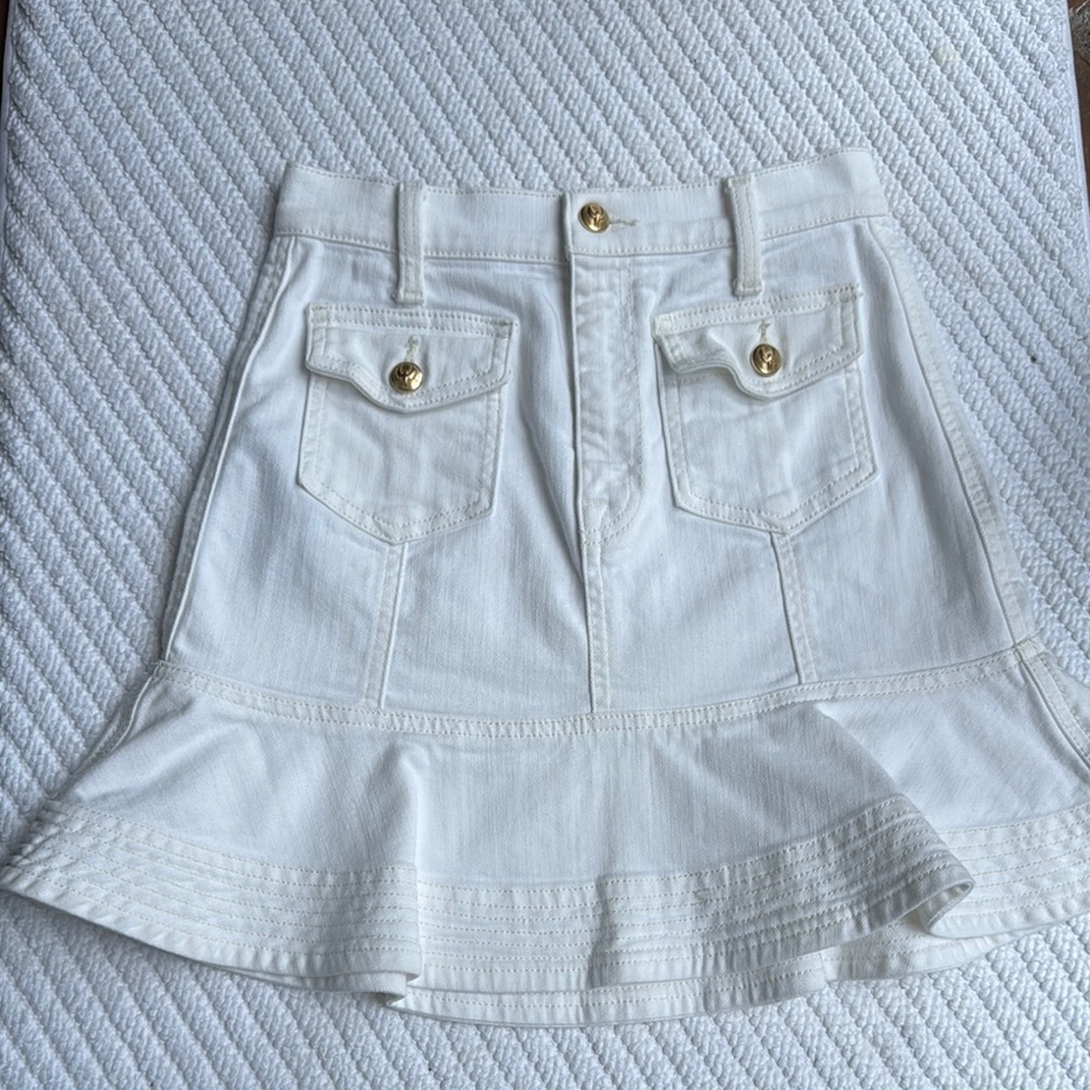 7 for all Mankind Jean Skirt